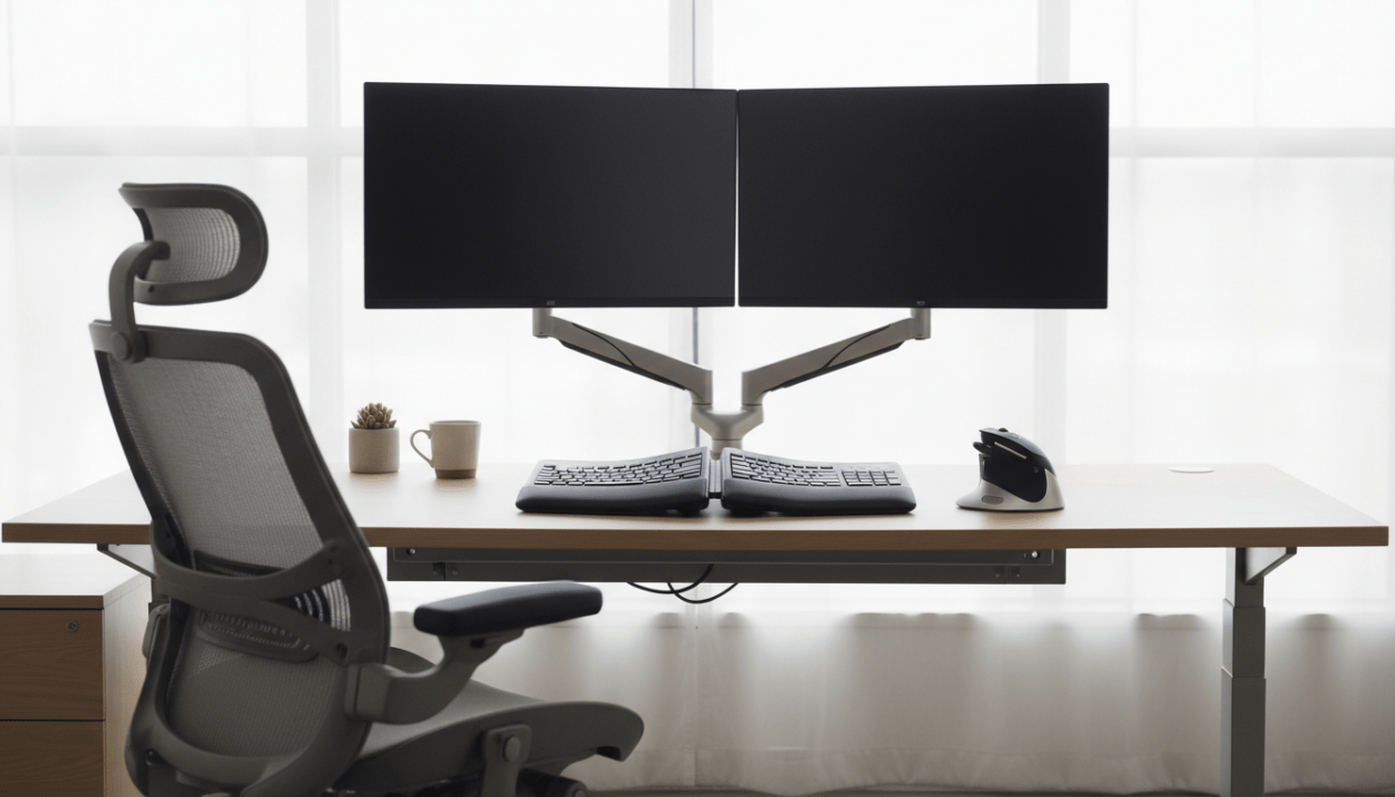 découvrez les meilleurs supports d'écran et souris verticales pour améliorer l'ergonomie de votre bureau et prévenir les troubles musculo-squelettiques (tms). travaillez confortablement et en toute sécurité.