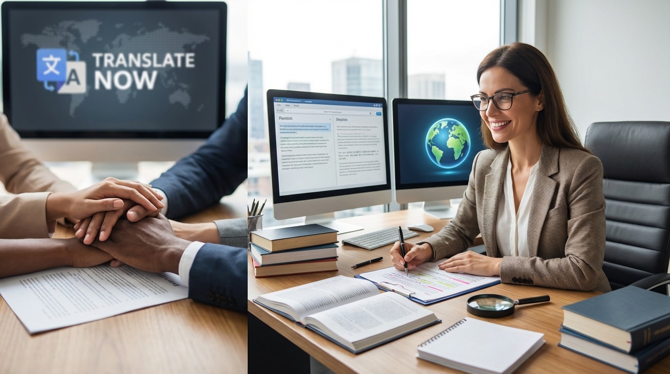 découvrez pourquoi aucun logiciel de traduction ne peut rivaliser avec l'expertise et la précision d'une bonne agence de traduction pour vos besoins multilingues.