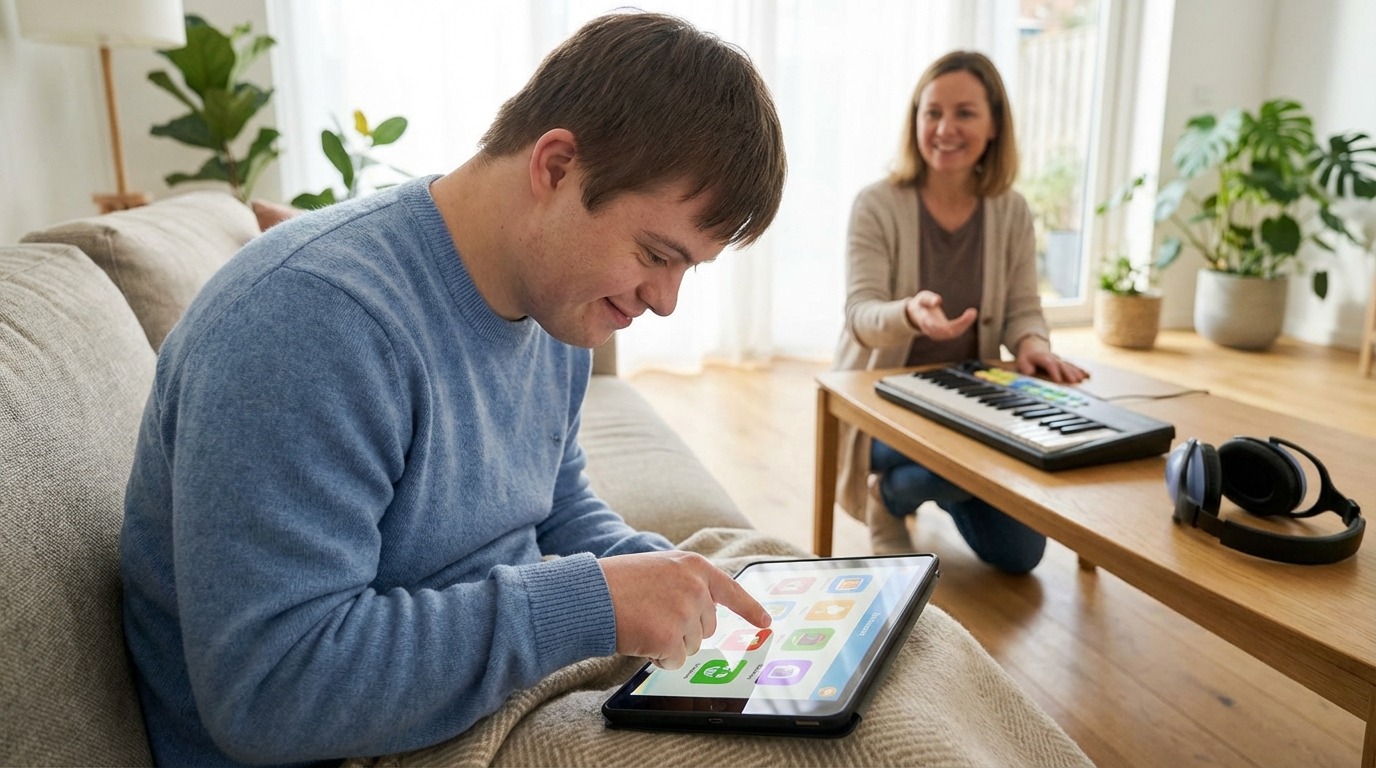 découvrez comment la tablette tactile peut améliorer le quotidien des personnes avec un handicap mental, en facilitant l'autonomie, la communication et l'apprentissage.
