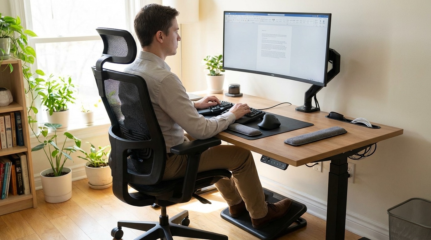 découvrez nos conseils pour travailler ergonomiquement avec l'ordinateur et préserver votre santé au quotidien grâce à une posture adaptée et un environnement de travail optimisé.