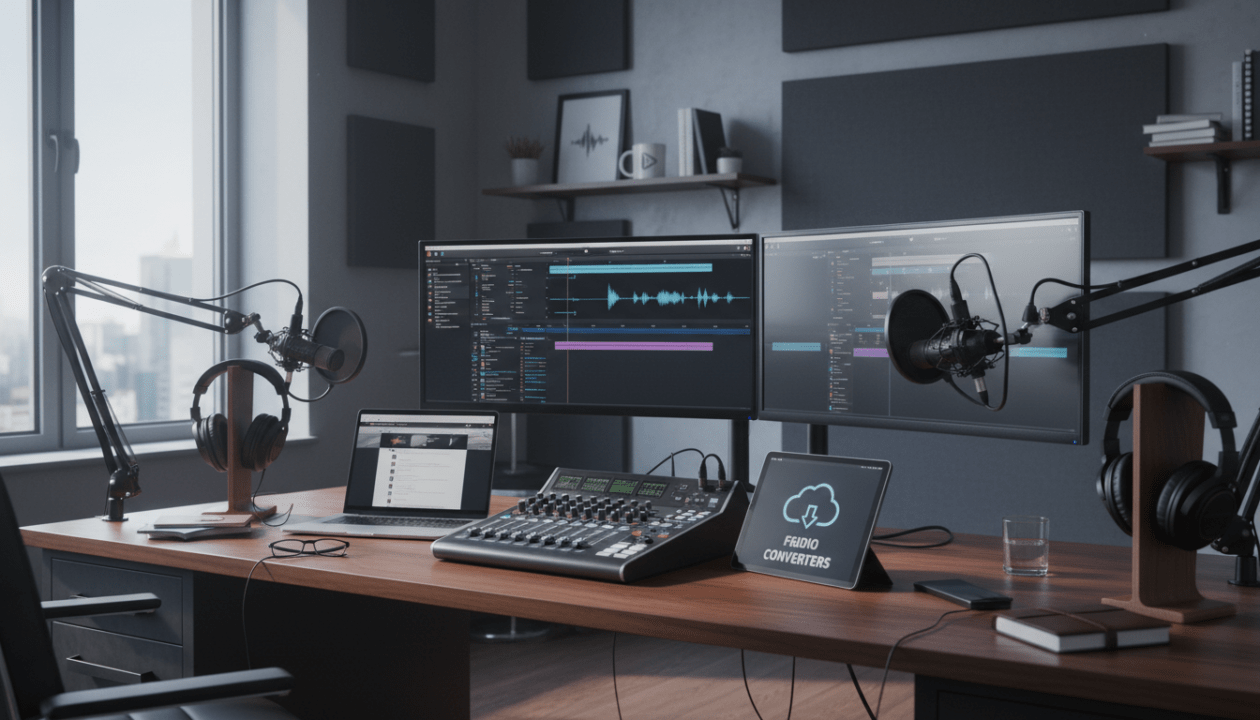 découvrez les meilleurs convertisseurs audio gratuits spécialement conçus pour les créateurs de podcasts, afin d'améliorer facilement la qualité et la compatibilité de vos enregistrements.