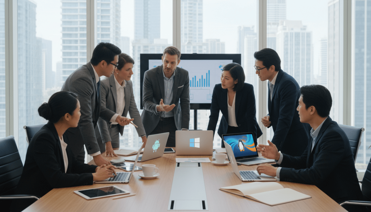 découvrez comment choisir un système d'exploitation adapté aux besoins spécifiques de votre entreprise pour optimiser performance et sécurité.